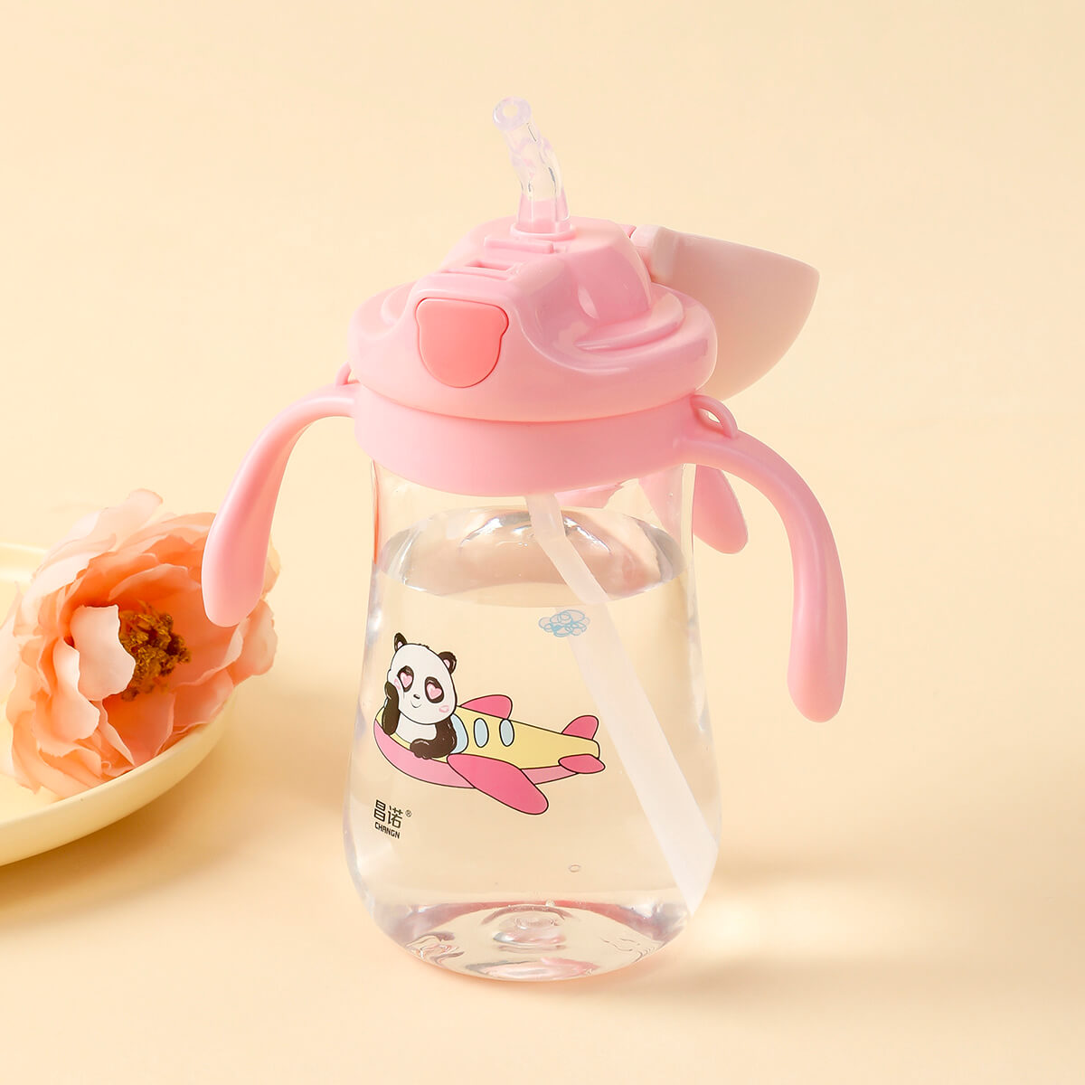 Kids Rabbit Ears Straw Cup
