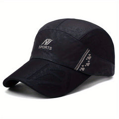 Quick Drying Baseball Cap Unisex Sports Dad Hat Adjustable Fishing Sun Hats