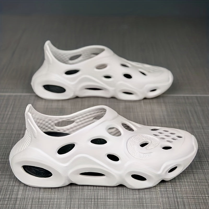 Women's Hollow Out Clogs Slip On Beach Shoes Lightweight Summer Shoes