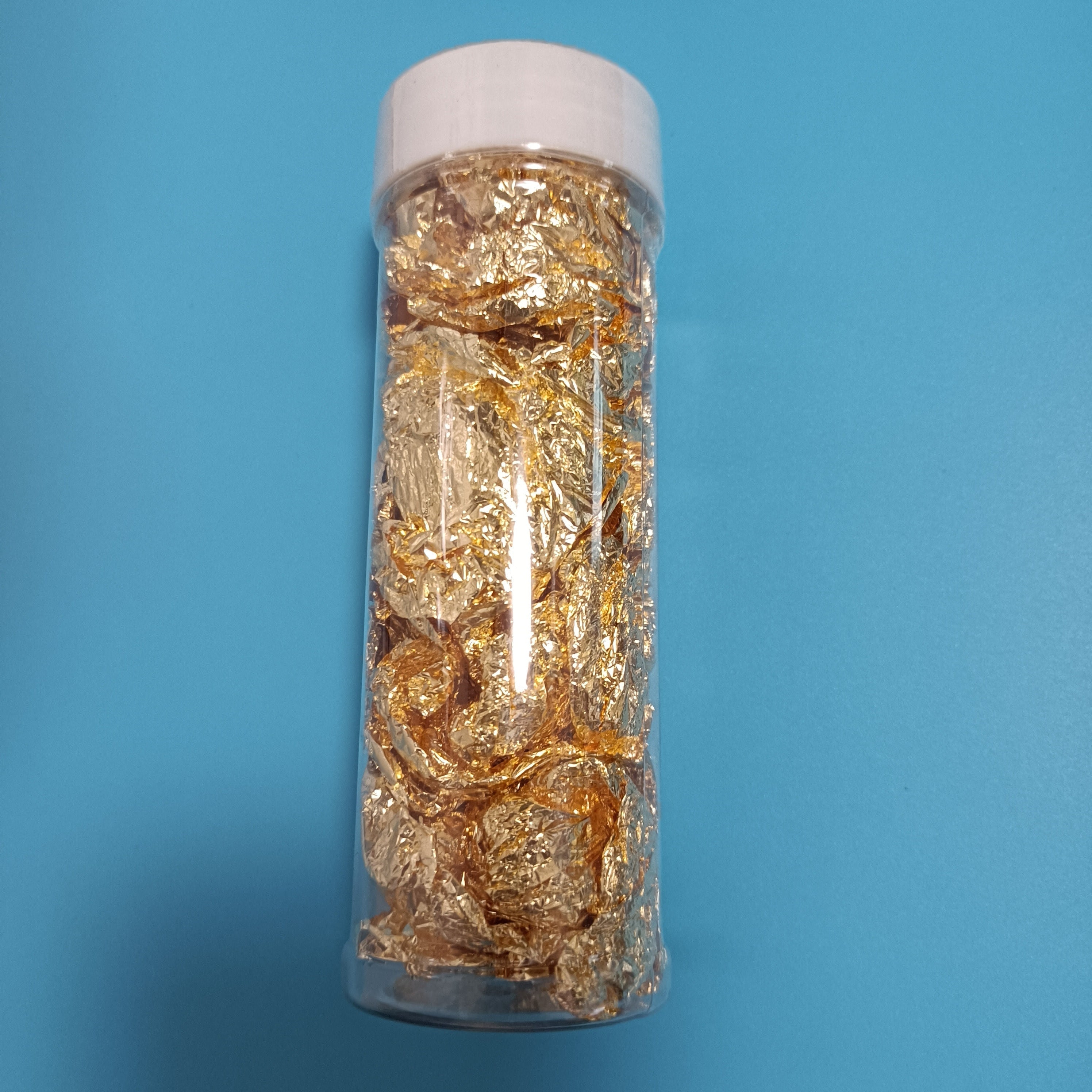 Golden Foil Cake Decoration Shards - Ice Cream Mousse Pastry Paper