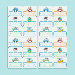 Waterproof Name Stickers for Personalizing School Uniforms