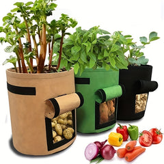 Portable Plant Growth Bag for Vegetables & Flowers
