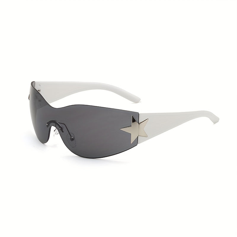 Men's Oversized Wrap Around Street Style Sunglasses
