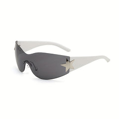Men's Oversized Wrap Around Street Style Sunglasses