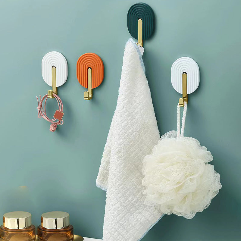 2pcs Self Adhesive Towel Hooks 22lbs MAX