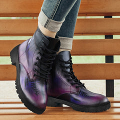 Gothic Lace Up Ankle Boots Combat Halloween Short Boots