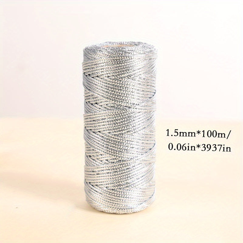 Golden Twine String Twist Ties Coil Ribbon for DIY Craft Jewelry Gift Packing