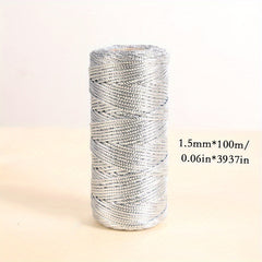 Golden Twine String Twist Ties Coil Ribbon for DIY Craft Jewelry Gift Packing