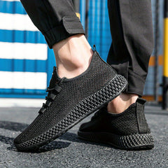Men's Slip-on Athletic Shoes Breathable Lightweight Shoelaces