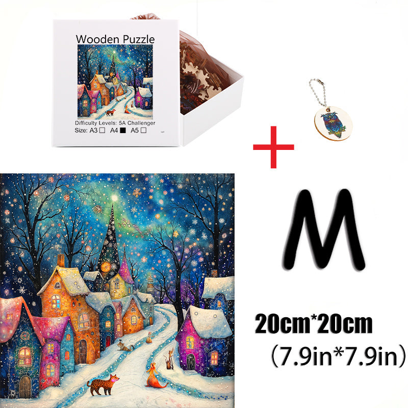Architectural Landscape Wooden Jigsaw Puzzle