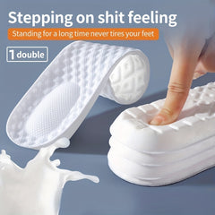 Men's Soft Foot Support Insoles Latex Memory Foam Orthopedic Sports Insoles