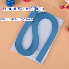 900 Strips Multicolor Quilling Paper Set 15-35-21 Inches Long Quilling Strip 3.5