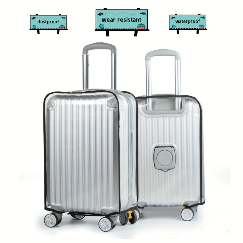 Clear PVC Luggage Protector Cover Waterproof Travel Case Cover