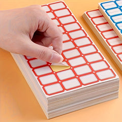10 Self Adhesive Labels Stickers Handwritten Office Stickers
