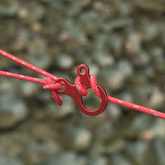 5pcs 3 Hole Wind Rope Cord Adjuster Buckle Outdoor Tent Accessories