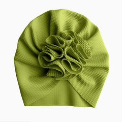 Newborn Infant Flower Beanie Caps Turban For Baby Boys And Girls