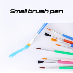 15pcs Non Toxic Art Brush Set Sponge Tips Watercolor Painting Supplies
