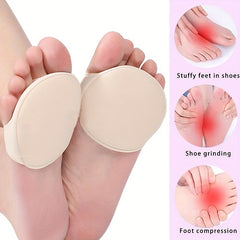 3pairs Anti-slip Breathable Thickened Forefoot Insoles Half Foot Pads