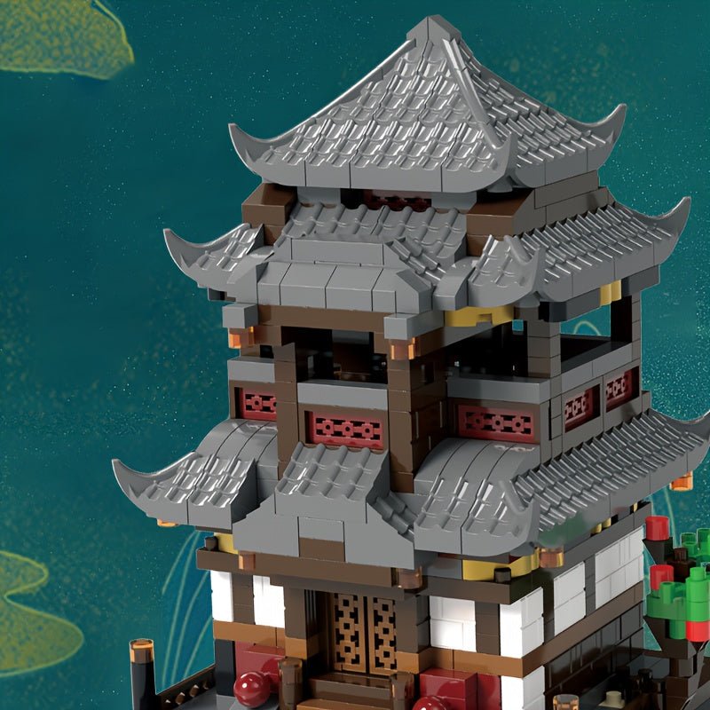Beijing Ancient School Building Blocks Set - Halloween Christmas Gift