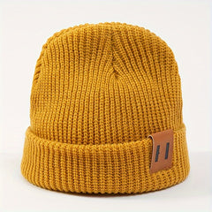 Men's Knitted Winter Beanie Hat Outdoor Coldproof Ski Cycling Hat