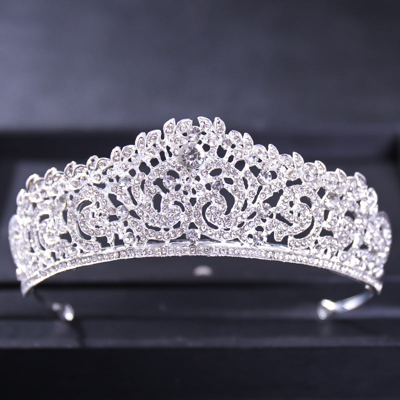 Crystal Wedding Tiara Bridal Silver Golden Bride Headband
