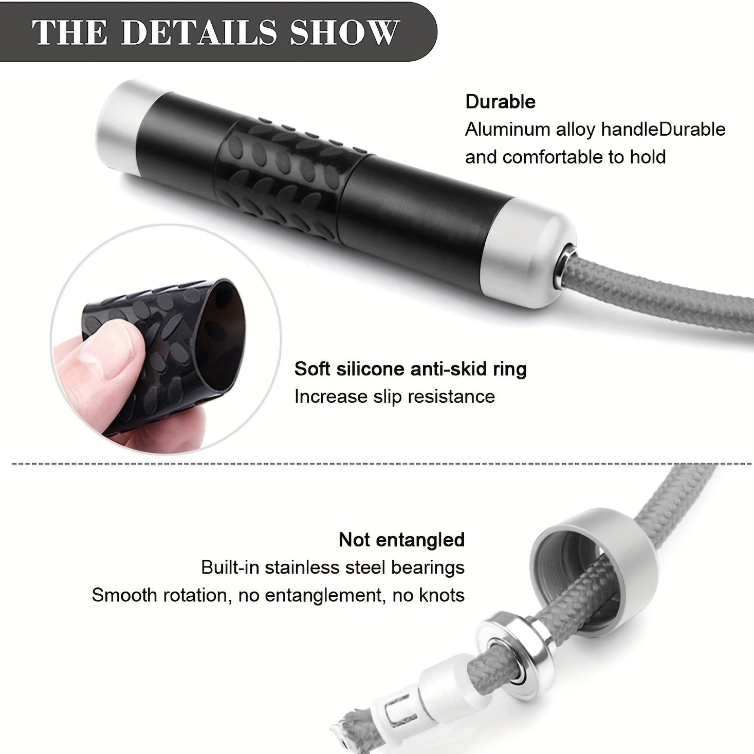 Adjustable Weighted Jump Rope for Fitness Training
