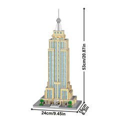 4669pcs Empire State Building Blocks Set - 3D Puzzle Toy ABS Material