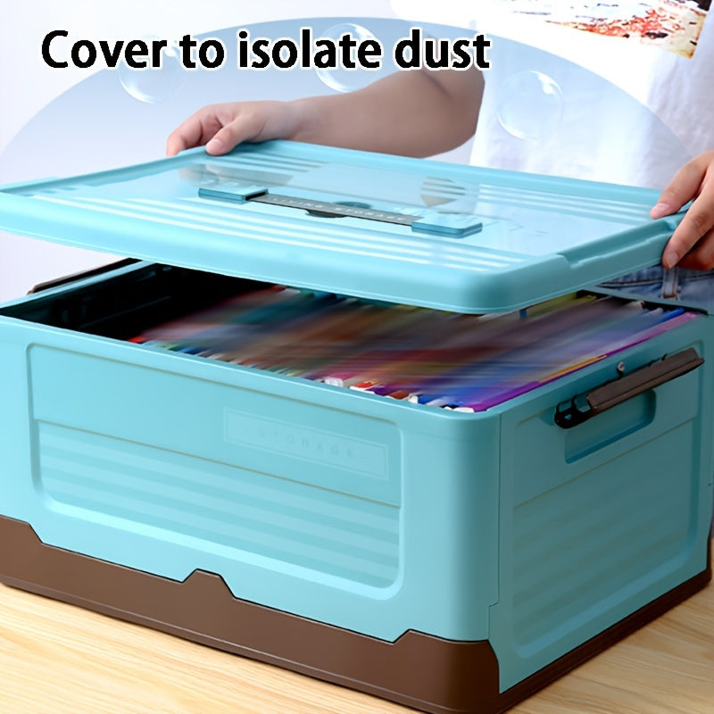 1pc Plastic Folding Storage Box Car Trunk Storage Box