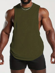 Men's Sleeveless Sport Vest Tank Top for Workout Training Gym