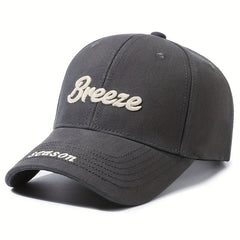 Embroidered Canvas Baseball Cap for Men - Outdoor Sun Hat for Fishing