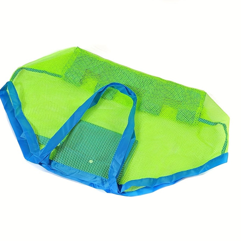 1pc Mesh Beach Bag Extra Large Tote Backpack for Beach Toys Towels Sand Away