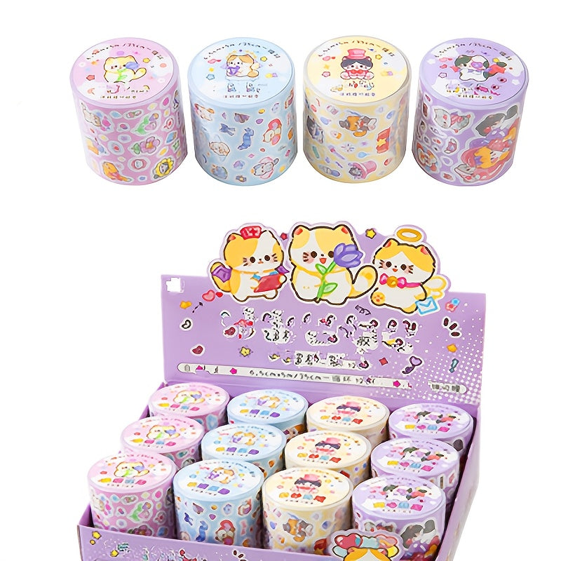 Cat Graffiti Die Cut Tape - Variety Rice Design