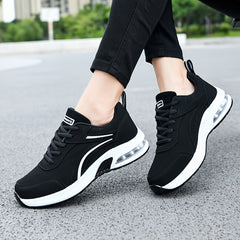 Women's Non-Slip Air Cushion Running Shoes Lace Up Casual Travel Shoes
