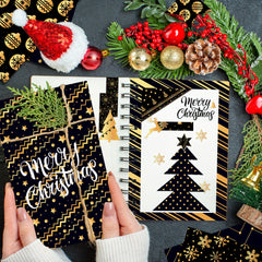 24sheets Christmas Scrapbook Paper Pad 30 30 Double Sided for DIY Crafts Journal