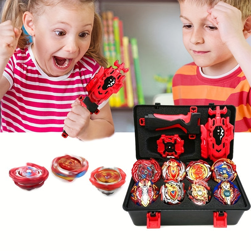 8Pcs Beyblades Toys Set with Launcher & Wire