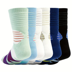 Breathable Basketball Socks, 1 Pair, Mid calf, Independent Packaging