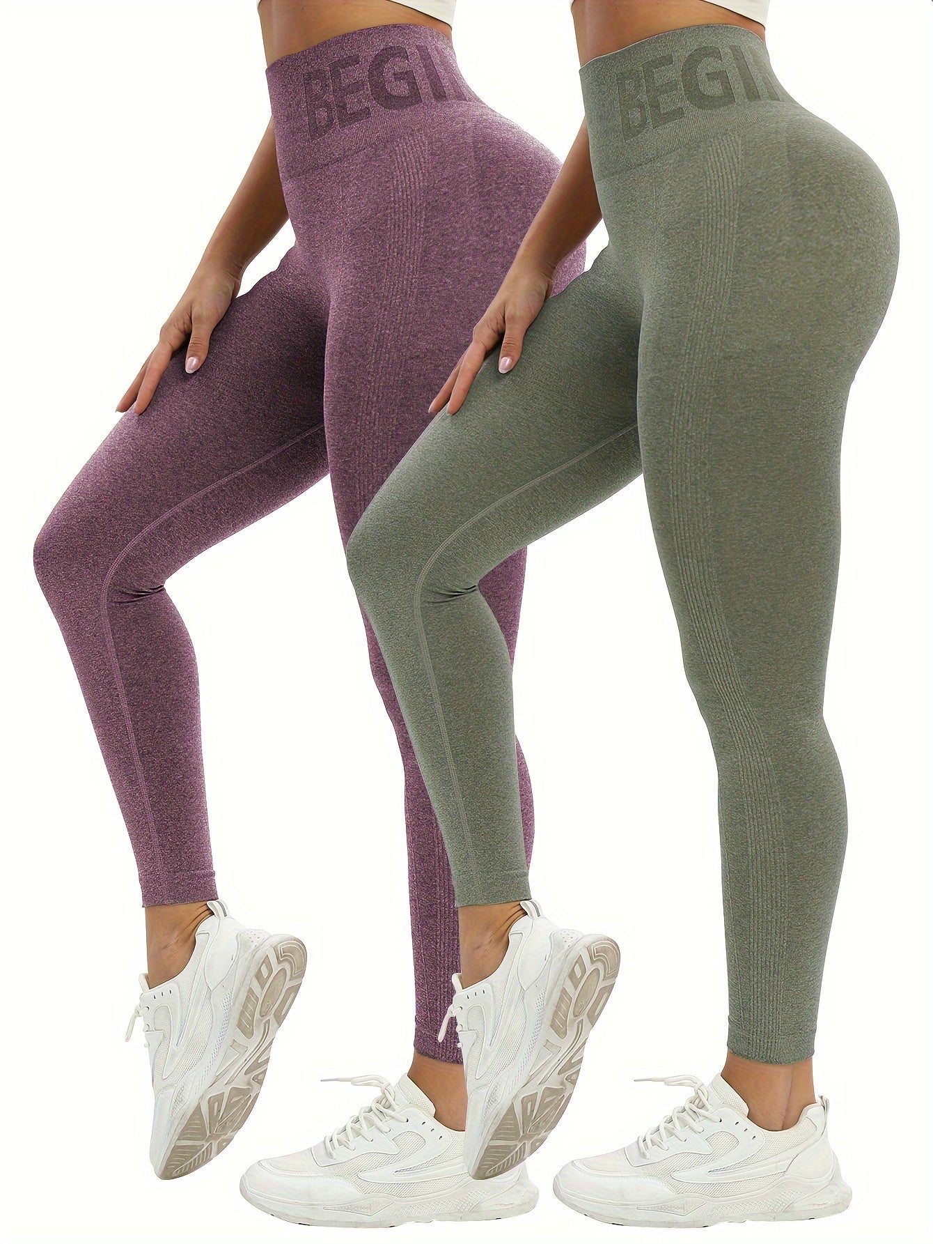 High Waisted Yoga Pants High Stretch Slimming Leggings Women's Activewear