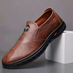 Men's Comfy Slip On Loafer Shoes with Stitch Detail