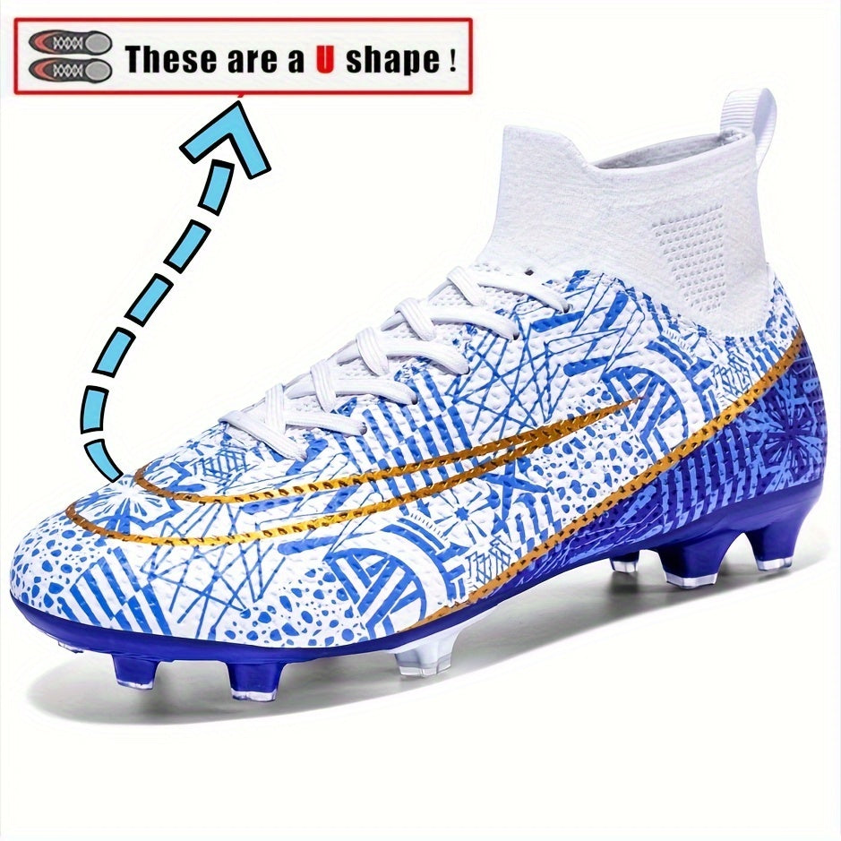 Professional Training Soccer Spikes Cleats Lightweight Non-slip Shoes