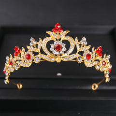 Rhinestone Queen Tiara for Women Princess Crown Birthday Tiara Headbands