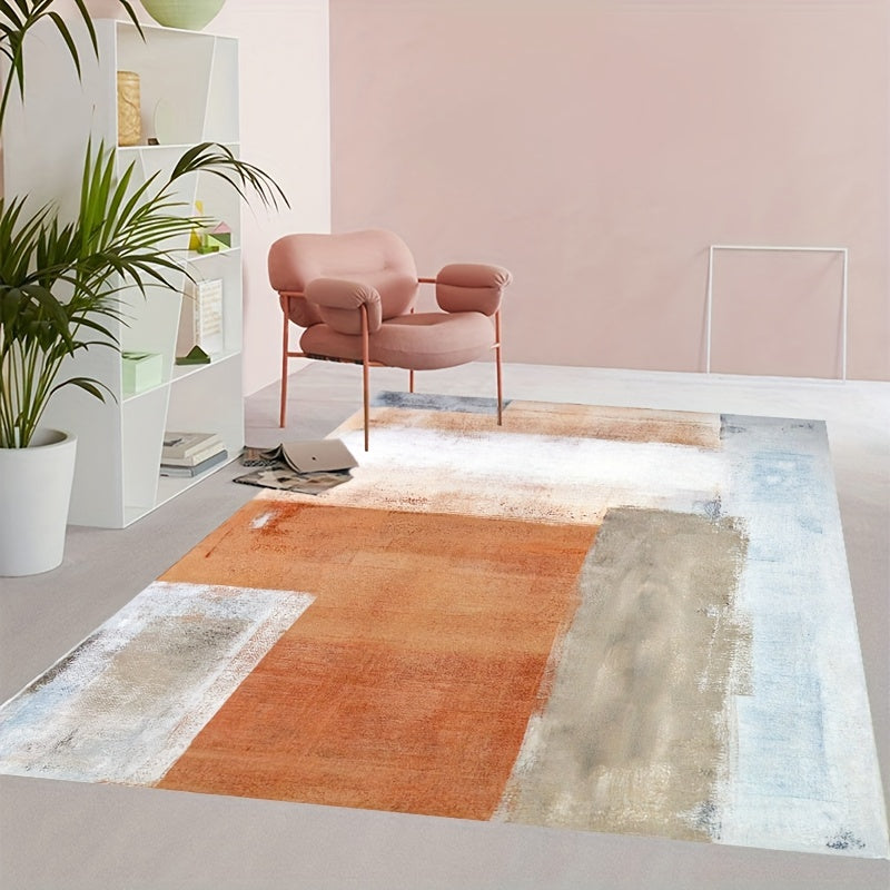Abstract Nordic Modern Area Rugs Non Slip Large Rugs Non Shedding Carpet