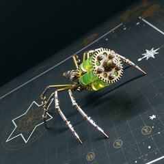 3D Metal Spider Puzzle Model Kit DIY Steampunk Mechanical Assembly Toy