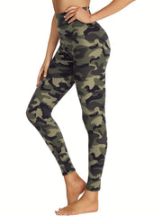 Camouflage High Waist Leggings Yoga Running Fitness Pants