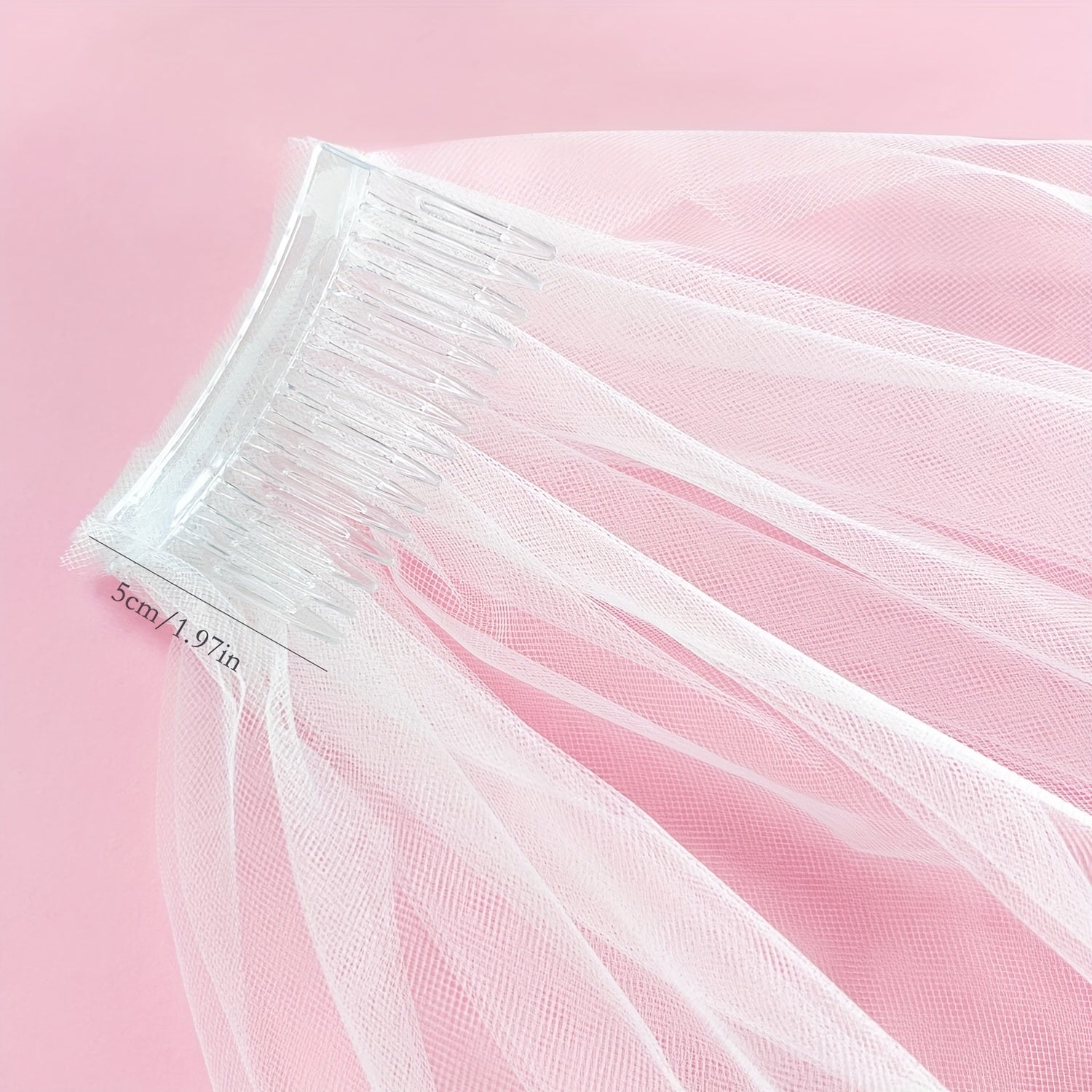 Double Layer Floral Bridal Veil Headband European & American Style