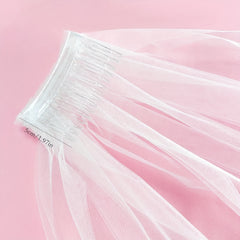 Double Layer Floral Bridal Veil Headband European & American Style