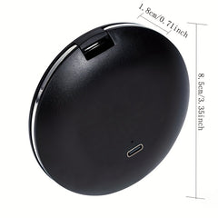 LED Mini Vanity Mirror 2X 5X Magnification Double Sided Folding Lighted Makeup M