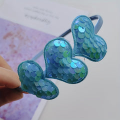 Girls' Glitter Love Headband & Sweet Hair Band