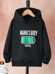 Boy's Graphic Hoodie for Fall Winter Outdoor