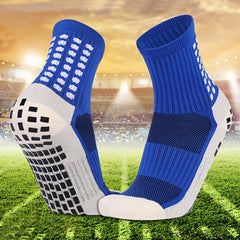 Men's Athletic Crew Socks Moisture Wicking Padded Non Slip Socks
