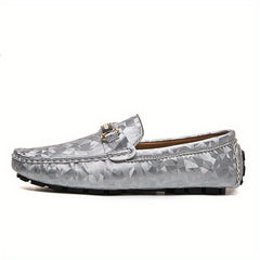 Men's Patterned Moccasin Loafers Non-slip Driving Shoes